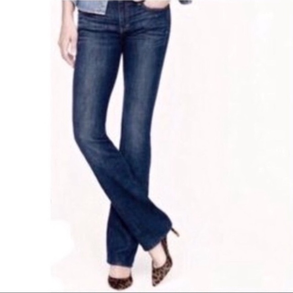 J. Crew Factory Denim - J. Crew Hipslung Low Rise Dark Wash Bootcut Jeans Women's Size 27R